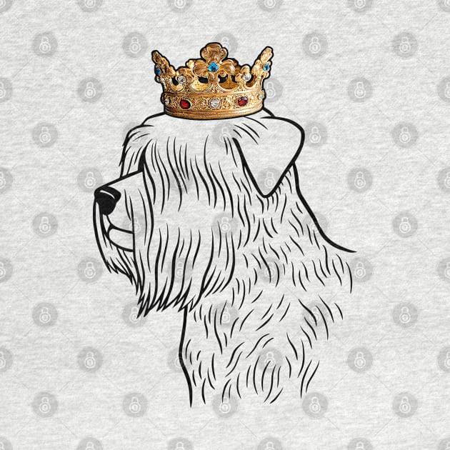 Soft Coated Wheaten Terrier Dog King Queen Wearing Crown by millersye